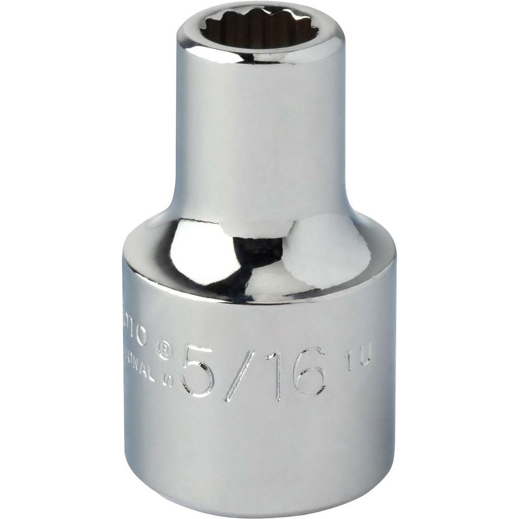 PROTO Proto J5410 Hand Socket 5/16 Inch 12-point 1/2 Drive