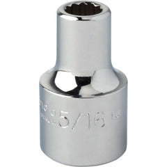 PROTO Proto J5410 Hand Socket 5/16 Inch 12-point 1/2 Drive