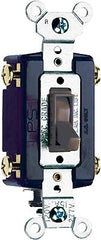 LEGRAND Pass Seymour 664GCC8 4-way Toggle Switch 15A 120V Brown 8-pack