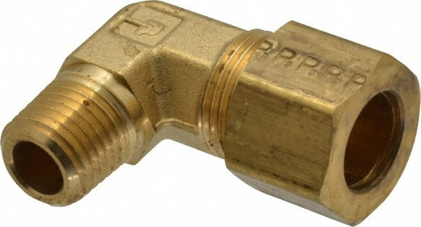 PARKER Parker 169C-8-4 Compression Male Elbow 1/4-18 Brass