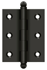 DELTANA Deltana CH2520U10B Hinge Ball Tips 2.5x2 in Oil Rubbed Bronze