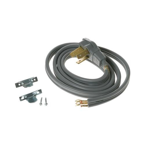 GE APPLIANCES Ge Appliances WX09X10008 3-Wire Range Cord 40 Amp (6 ft, Right-Angle Plug) WX09X10008