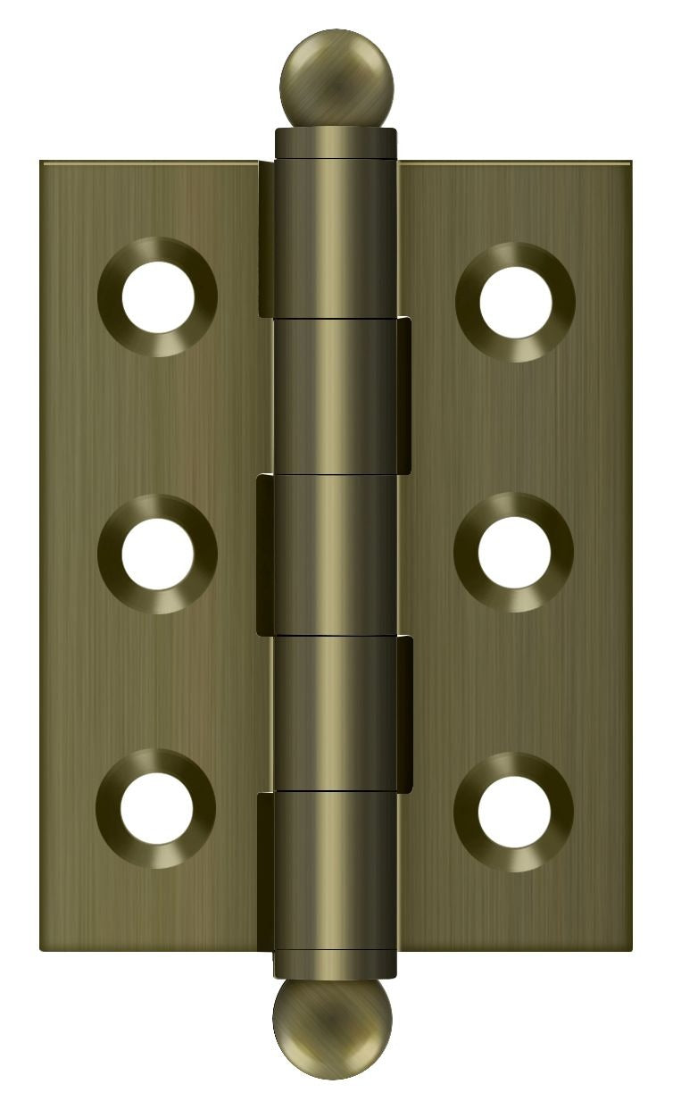 DELTANA Deltana CH2015U5 Hinge Ball Tips 2x1.5in Antique Brass