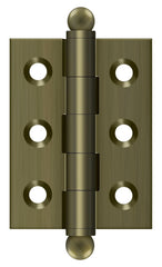 DELTANA Deltana CH2015U5 Hinge Ball Tips 2x1.5in Antique Brass