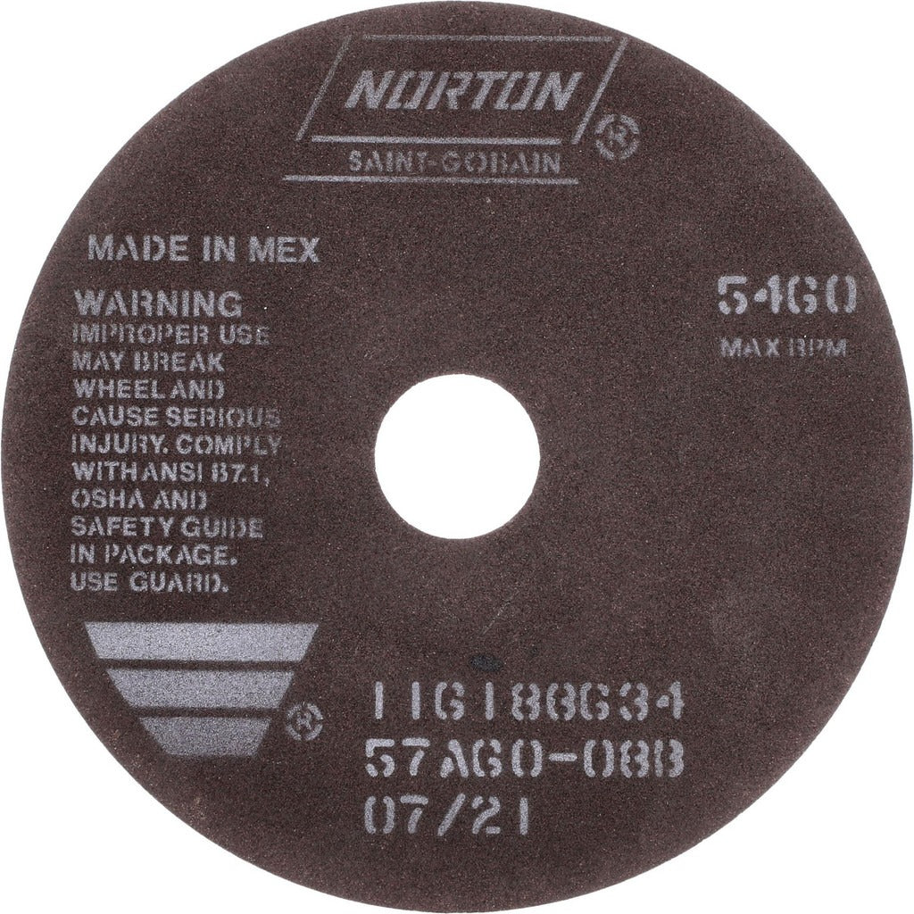 NORTON Norton 66252922986 Cut-off Wheel 7in Aluminum Oxide 60 Grit