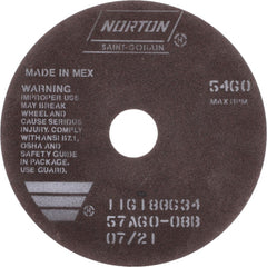 NORTON Norton 66252922986 Cut-off Wheel 7in Aluminum Oxide 60 Grit