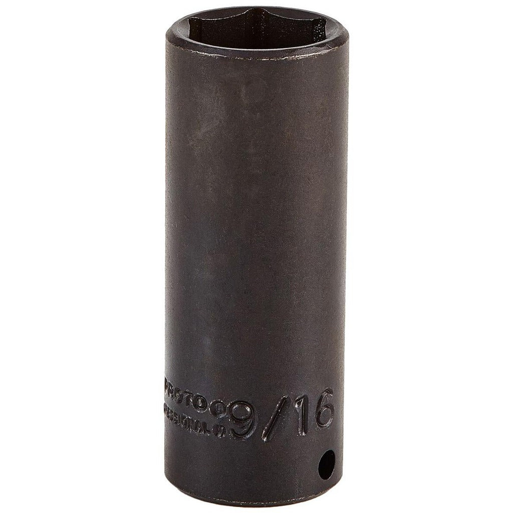 PROTO Proto J6518H Impact Socket 1/4 in Drive 9/16 in 6-point