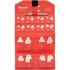 STARRETT Starrett 63463 Radius Gage Set 26 Piece 0.01-0.5 in