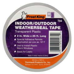 FROST KING Thermwell T94H Transparent Weatherproofing Tape 2in X 25ft