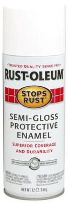 RUST-OLEUM Rust-oleum 7797-830 Spray Paint White Semi Gloss 12 Oz