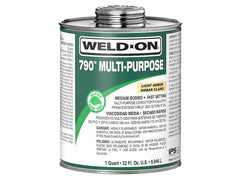 WELD-ON Weld-on 107900041 Pvc Cpvc Solvent Cement Low Voc 1/2 Pint