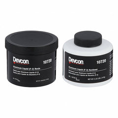 DEVCON Devcon 10720 Aluminum Liquid F-2 Epoxy Adhesive 3 Lb