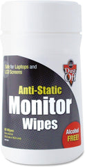 FALCON Falcon FALDSCT Dustoff Premoistened Monitor Cleaning Wipes 80/Tub