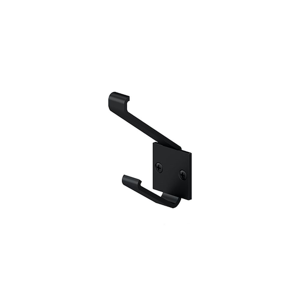 DELTANA Deltana MH12U19 Double Modern Hook Black Finish