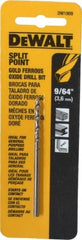 DEWALT Dewalt Accessories DW1909 Split Point Drill Bit 5 Pack