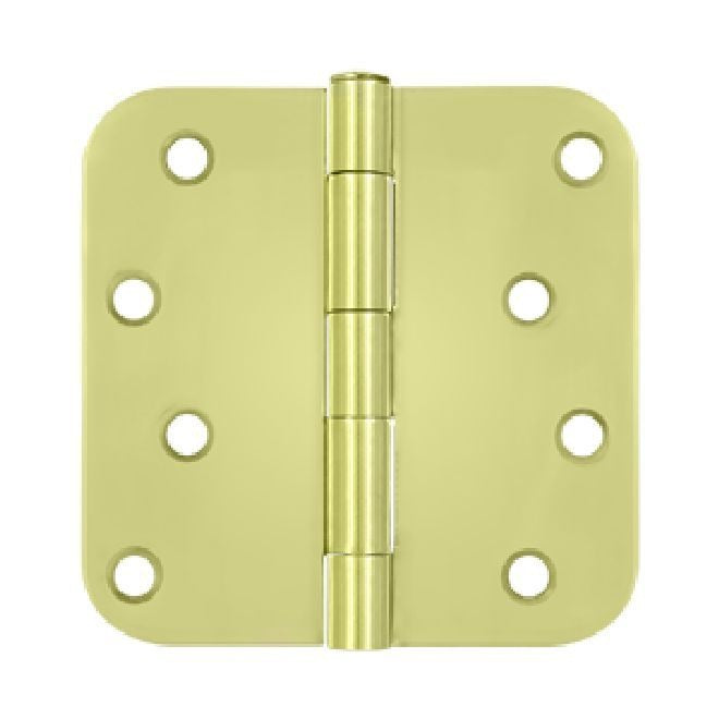 DELTANA Deltana S44R53 4x4 Radius Corner Hinge Bright Brass