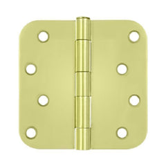 DELTANA Deltana S44R53 4x4 Radius Corner Hinge Bright Brass