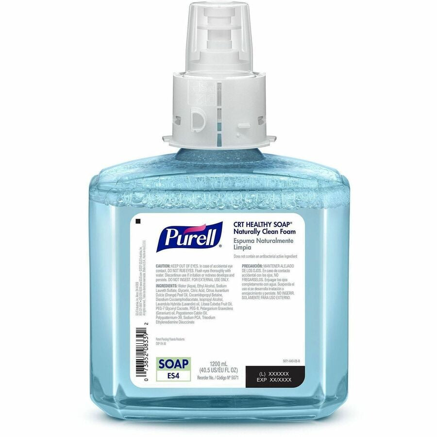 GOJO Gojo GOJ507102 Purell ES4 CRT Healthy Soap Naturally Clean Foam 1200 mL (2/Carton) 507102