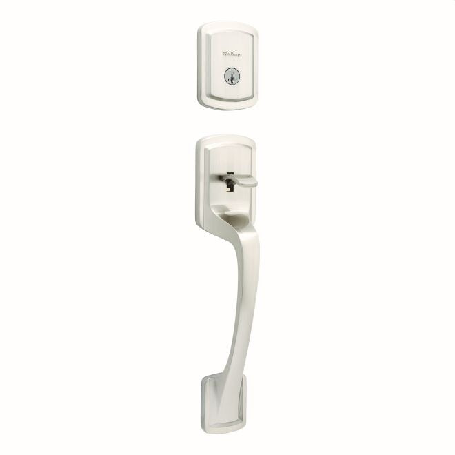 KWIKSET Kwikset 818PGHLIP-15S.STRKP Exterior Handleset Satin Nickel