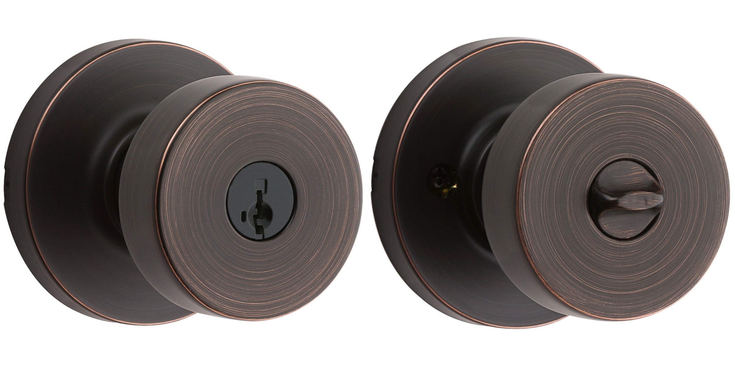 KWIKSET Kwikset 740PSKRDT-11PS Pismo Entry Knob Smartkey Lock