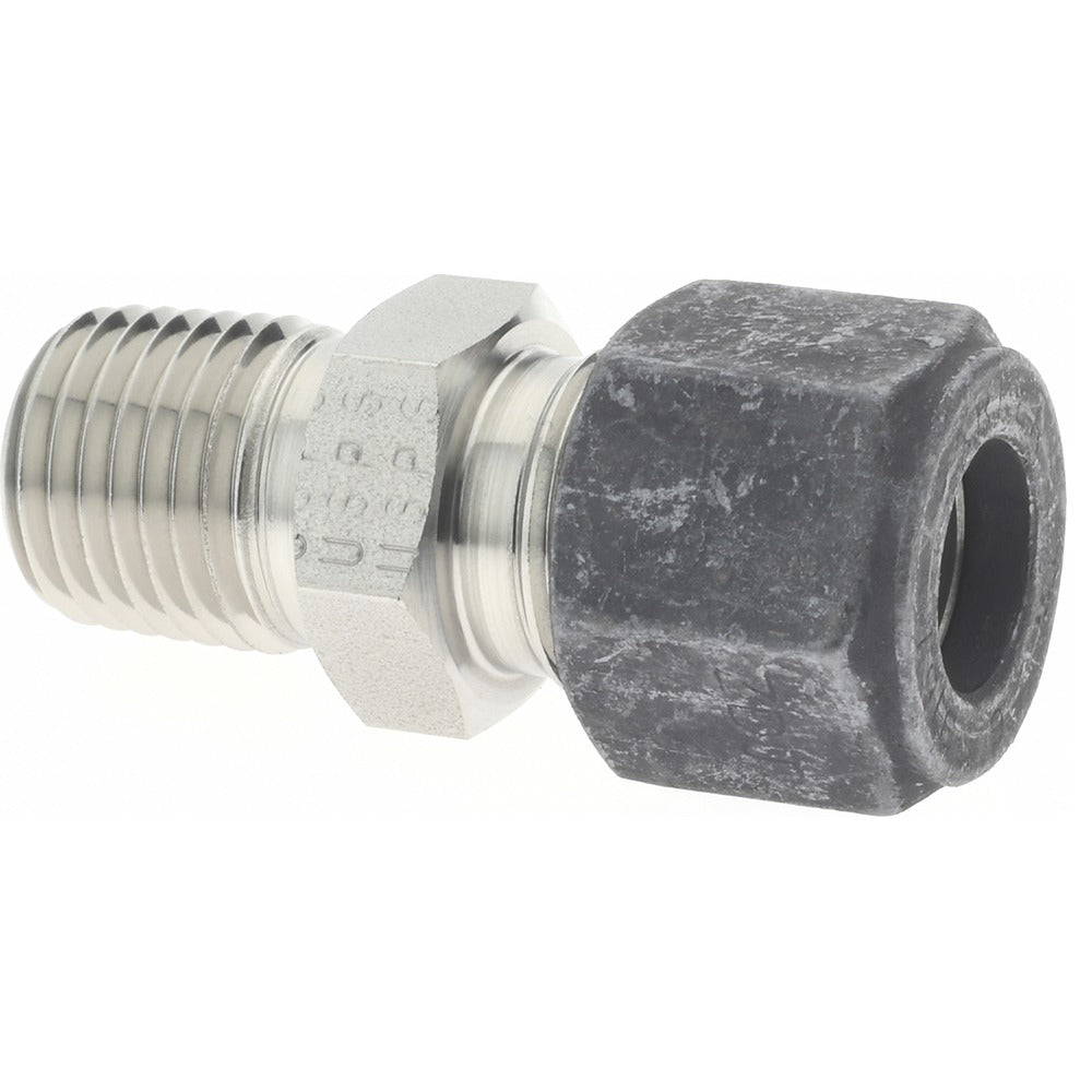 PARKER Parker 6-4 Fbz-ss Compression Tube Connector 1/4 in Mnpt