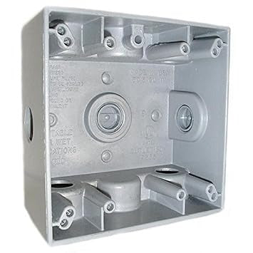 MULBERRY METAL PRODUCTS Mulberry Metal Products 30239 Weatherproof Box 30.5 cu-in (4.5 x 4.5 x 2 in)