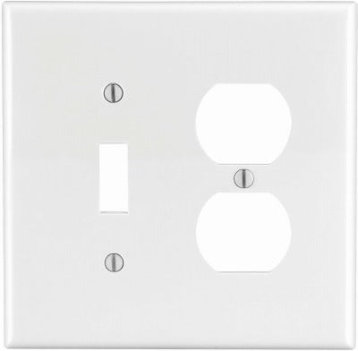 LEVITON Leviton Mfg Co R52-0PJ18-00W Midway Toggle Wallplate 40 Pack