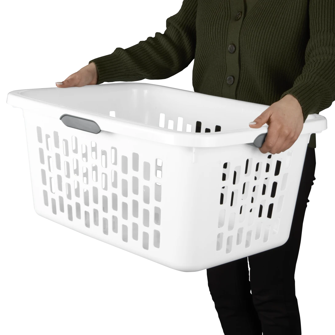 STERILITE Sterilite 12028006 2 Bushel Laundry Basket (26 3/4 inches x 19 inches x 12 inches)