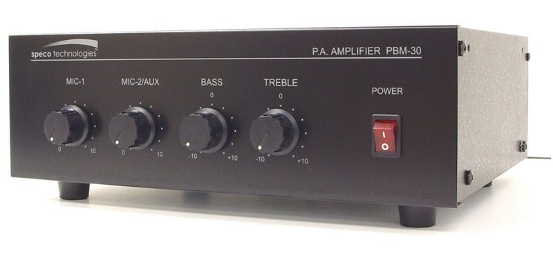 SPECO Speco pbm30 Pa Mixer Amplifier 30W 70V