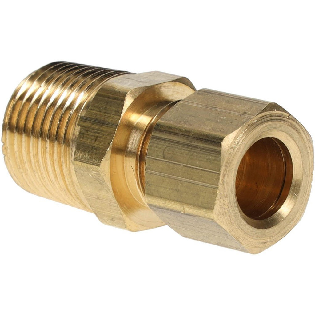 PARKER Parker 68C-6-6 Compression Tube Connector Brass 3/8-18