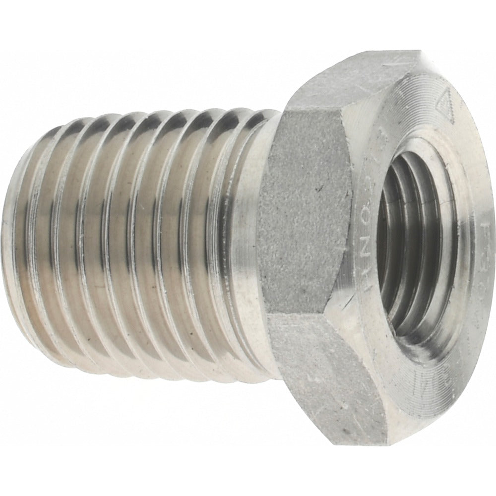 MERIT BRASS Merit Brass 3414D-0402 Pipe Bushing 1/4 X 1/8 in Ss 3000 Psi