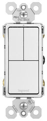 LEGRAND Pass Seymour RCD113WCC6 Decorator Switch 15A 120/277V White 3-pack