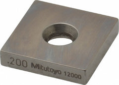 MITUTOYO Mitutoyo 614192-531 Square Steel Gage Block 0.2 in Grade 0