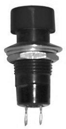 Generic / Unbranded 30-10061 Push Button Switch Spst Black 3A