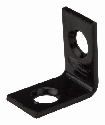 NATIONAL HARDWARE National Mfg N266-478 Corner Brace 3/4x1/2 in Black 40-pack