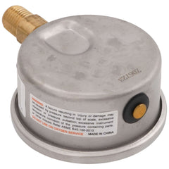 WINTERS INSTRUMENTS Winters Instruments PFQ807 2-1/2 in Dial Liquid-Filled Industrial Pressure Gauge (1/4 in NPT)