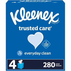 KIMBERLY-CLARK Kimberly-Clark KCC50184 Kleenex Trusted Care Tissues 70/Box 4 Pack 50184