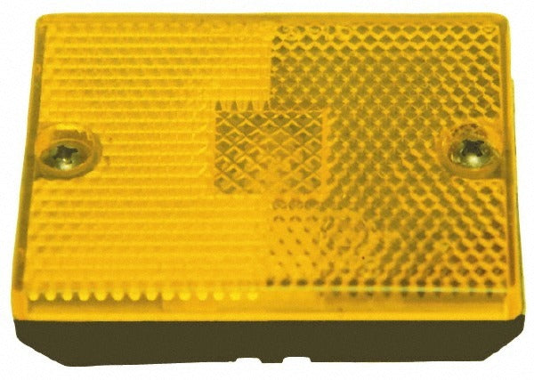 PETERSON MANUFACTURING Peterson V114R Red Rectangular Reflector Stud Mount Dot