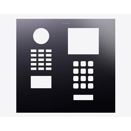 DOORBIRD Doorbird 423877795 Intercom Faceplate Polished Titanium