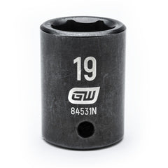 GEARWRENCH Gearwrench 84531N Impact Socket 1/2 in Drive 19mm