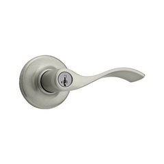 KWIKSET Kwikset 405BL-15S Balboa Lever Entry Lock Smartkey Satin Nickel
