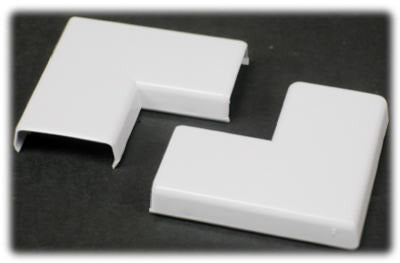 WIREMOLD Wiremold Company NMW6 Flat Elbow White Plastic 2 Pack
