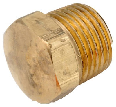 ANDERSON METALS Anderson Metals Corp 756121-04 Brass Hex Head Pipe Plug