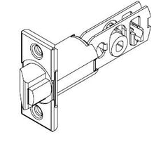 KWIKSET Kwikset 3277-3 Square Deadlatch Bright Brass
