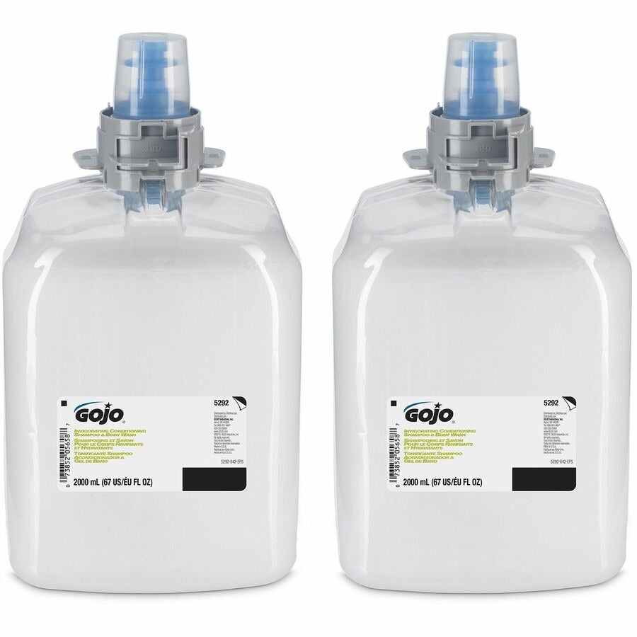 GOJO Gojo GOJ529202 Shampoo/Conditioner/Body Wash FMX-20 (2000 mL Pack of 2) 529202