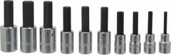 PROTO Proto J5441-MA Hex Bit Socket Set 1/2 in Drive 10 Pc