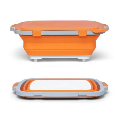 DRIP EZ Drip Ez TUBV2-1-OR Bbq Prep Tub Locking Lid Orange