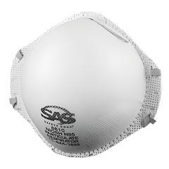 SAS Safety Corporation 8610-50 SAS N95 Particulate Respirator, 2 Pack