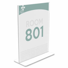 DEFLECTO Deflecto DEF590801 Superior Image Double-Sided Sign Holder 8.5 x 11 (1 Each)