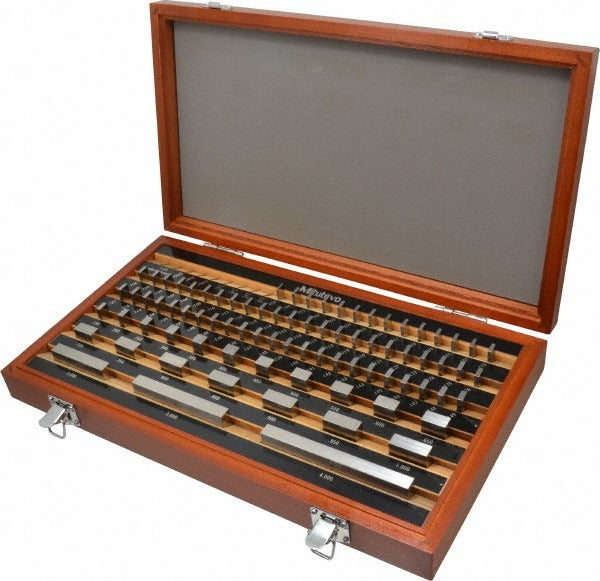 MITUTOYO Mitutoyo 516-903-26 Gage Block Set 81 Pc AS-1 Steel